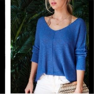 ✨NEW✨Indigo Slouchy Sweater Top